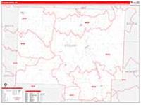 St. Clair, Mo Carrier Route Wall Map
